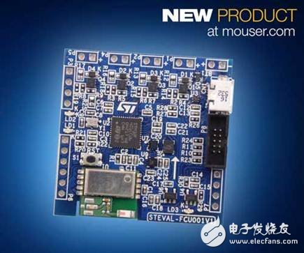 STMicroelectronics FCU評估板在貿澤開售，集成RF模塊加速無人機飛行控制設計